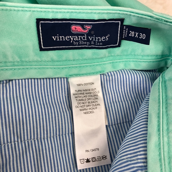 Vineyard Vines | Slim Fit Breaker Pant Teal Aqua - Picture 4 of 5